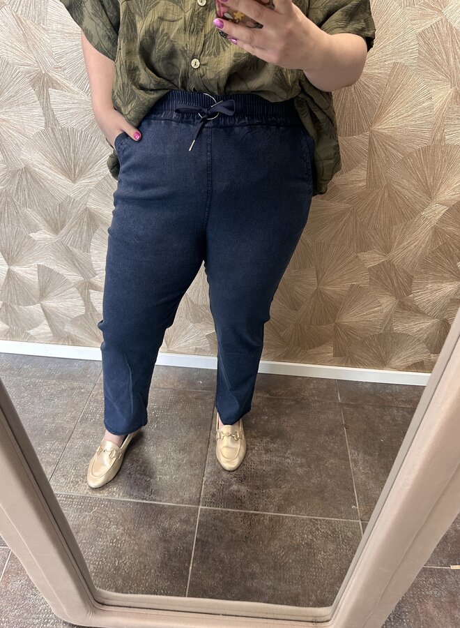 Broek Cherry Berry Y19018 Donkerblauw