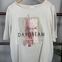 CARNICKY 2/4 SLEEV BOATNECK TEE JRS Oatmeal/DAYDREAM
