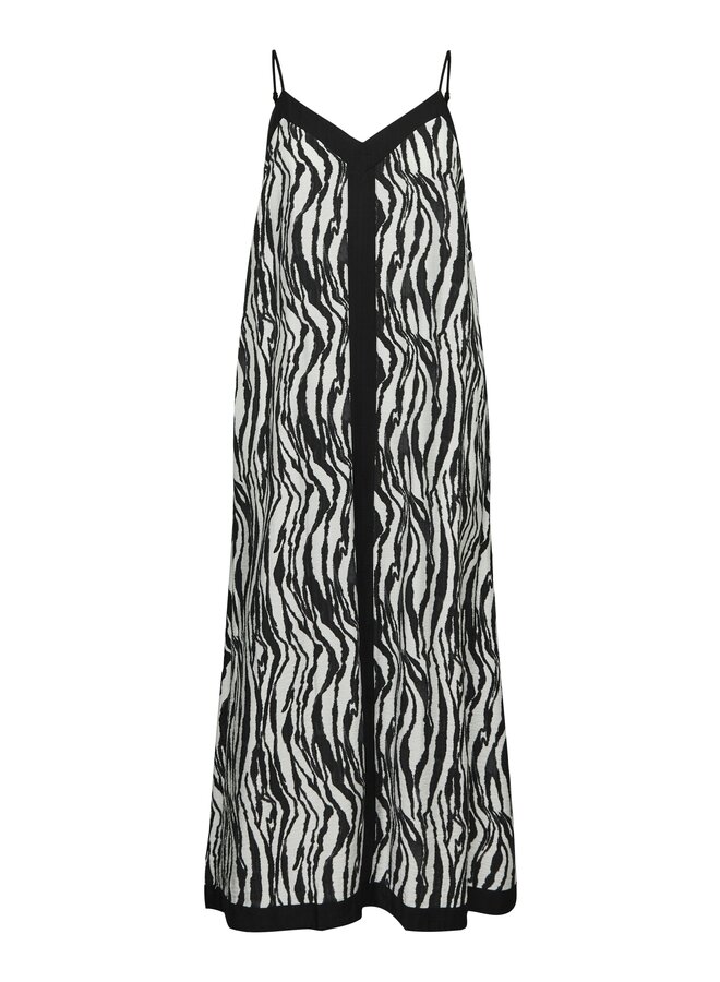 VMCDENISE ANKLE DRESS WVN BTQ CUR Black/Kebra