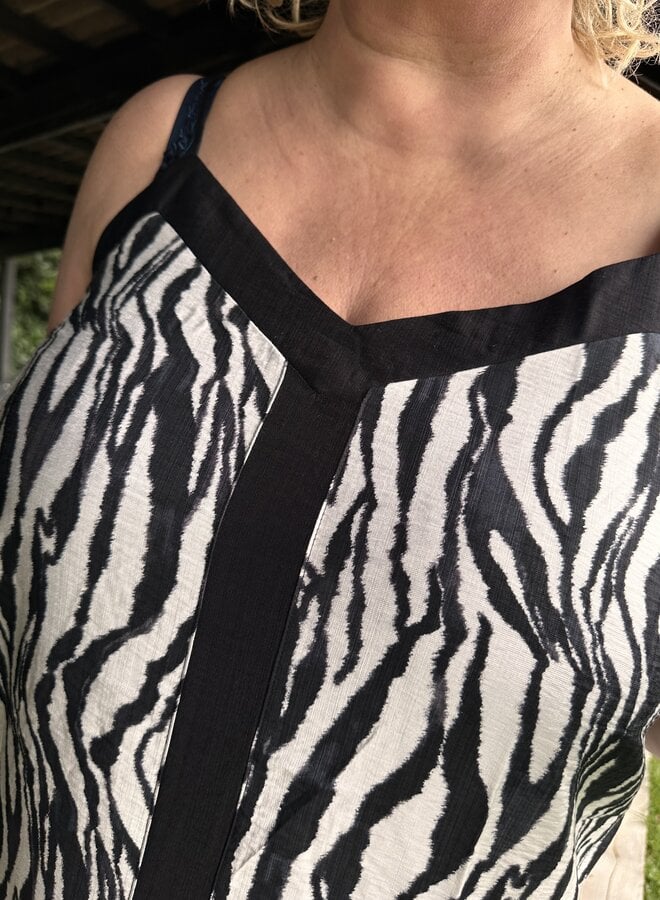 VMCDENISE ANKLE DRESS WVN BTQ CUR Black/Kebra