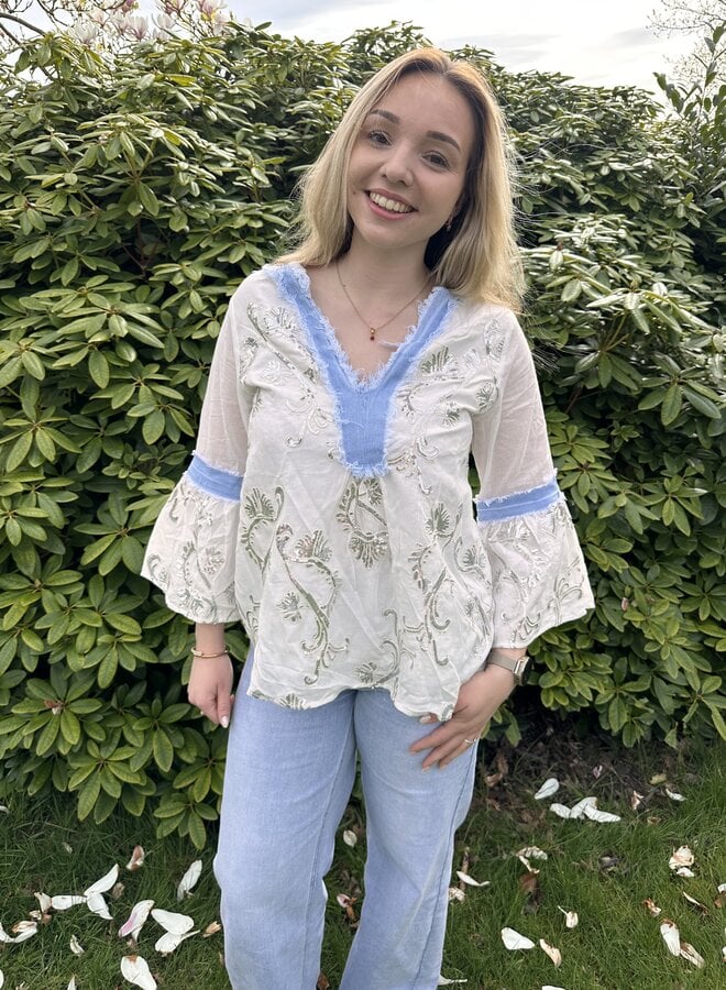 Blouse Country Flower