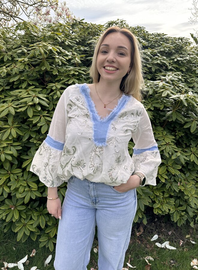 Blouse Country Flower