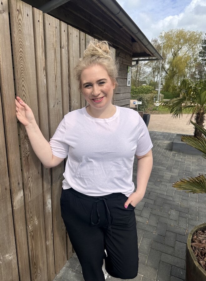 CARONLY S/S 2-PACK TEE JRS NOOS Black/ WITH WHITE