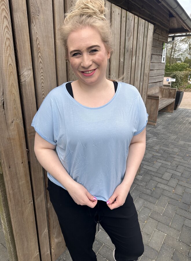 VMAYA PLAIN SS TOP CURVE Clear Sky