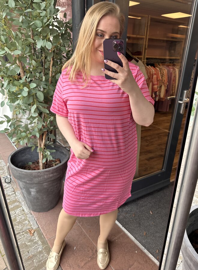 CARBLOOM MAY S/S DRESS JRS Wild Orchid/(Dina) tom