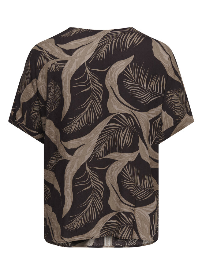 CARVILMA S/S BOATNECK TOP AOP Shopping Bag/UPSCALED P