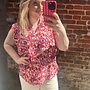 CARHAVANA S/L TOP AOP Fuchsia Purple/SUMMER GEO