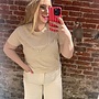 CARCHELSEA S/S EMB TOP JRS Birch/Chelsea ch