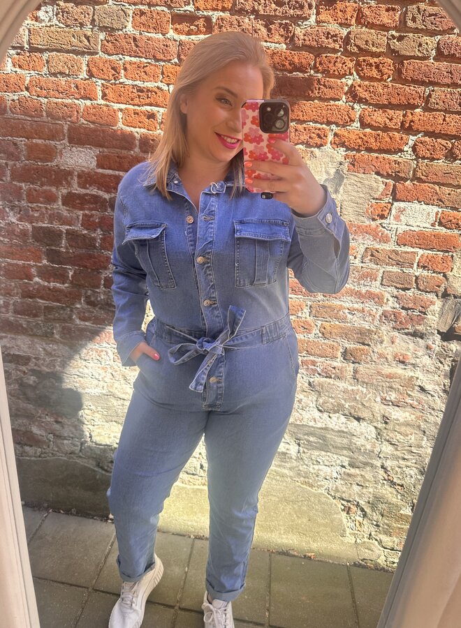 Spijkerjumpsuit