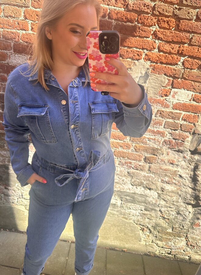 Spijkerjumpsuit