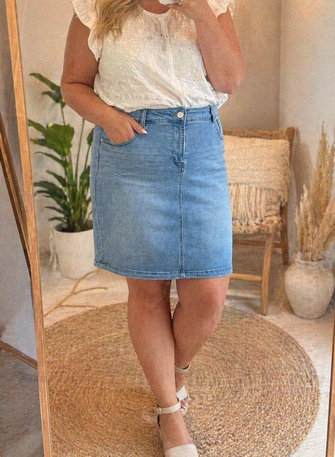 Spijkerrok SKM 2292-1