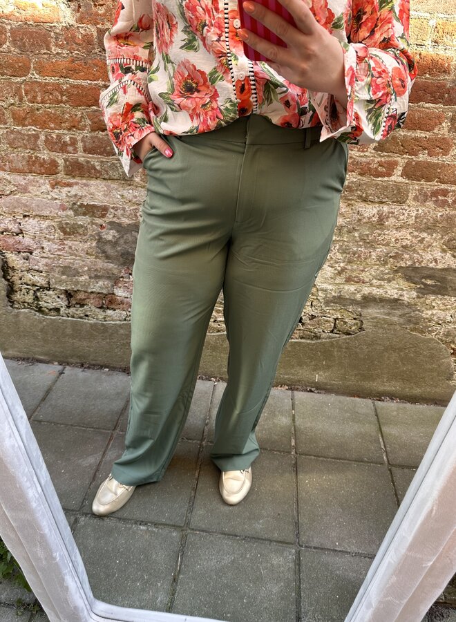VMCZELDA HR STRAIGHT PANT CURVE BOO Laurel Wreath