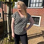VMCTIKKA CS V-NECK TOP JRS CUR Black/Birch blen