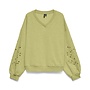 VMELLIE LS V-NECK EMB SWEAT JRS EX CUR Winter Pear