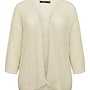VMCBREEZY POINT 3/4 OPEN CARDIGAN CUR Birch