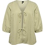 VMCCAMILLA 3/4 TOP WVN CUR Fog Green/Willow