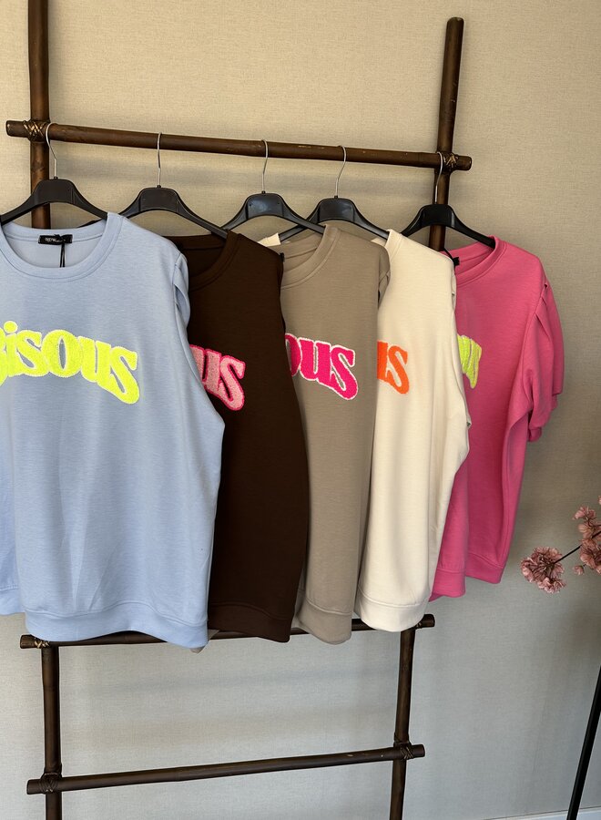 Shirt Bisous (meerdere kleuren)