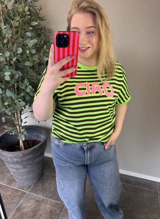 Shirt Ciao (meerdere kleuren)