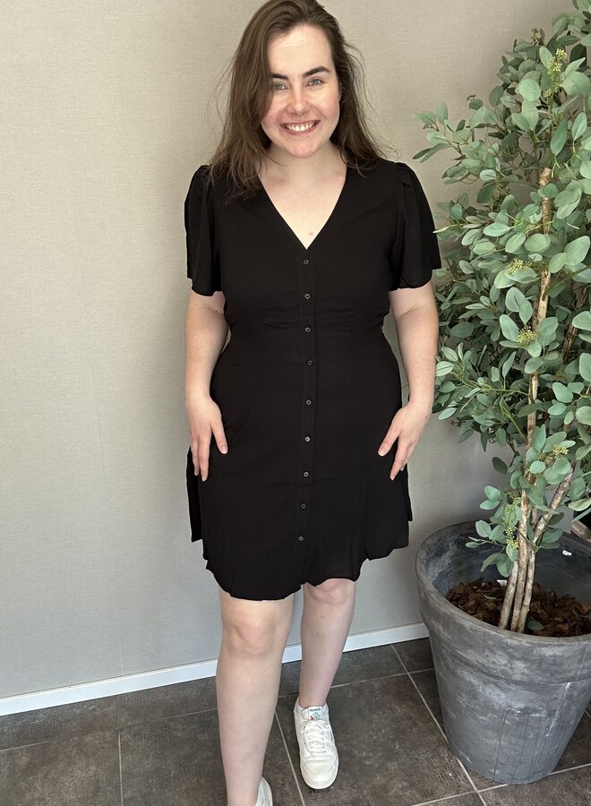 VMCALBA SS SHORT DRESS WVN NOOS CUR Black