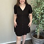 VMCALBA SS SHORT DRESS WVN NOOS CUR Black
