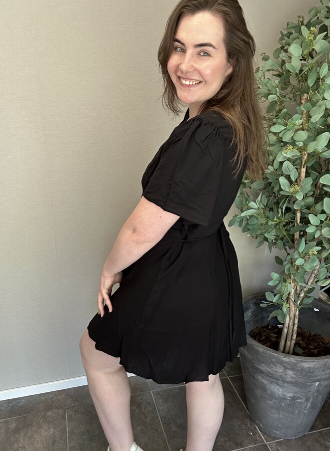 VMCALBA SS SHORT DRESS WVN NOOS CUR Black
