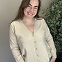 VMCGRACE LS V-NECK FITTED CARDI EXC CUR Birch/W. MEL