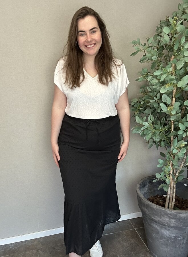 VMCTRINE MW MAXI SKIRT WVN NOOS CUR Black