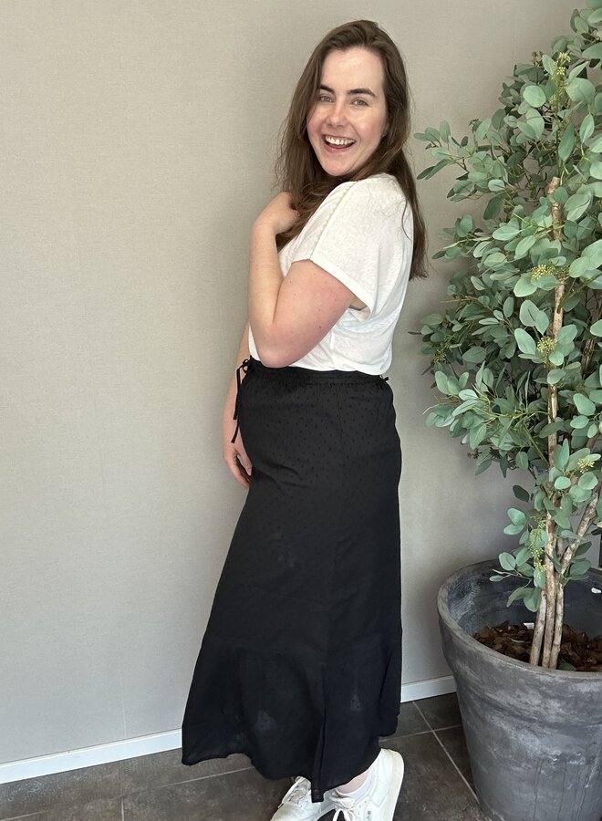 VMCTRINE MW MAXI SKIRT WVN NOOS CUR Black