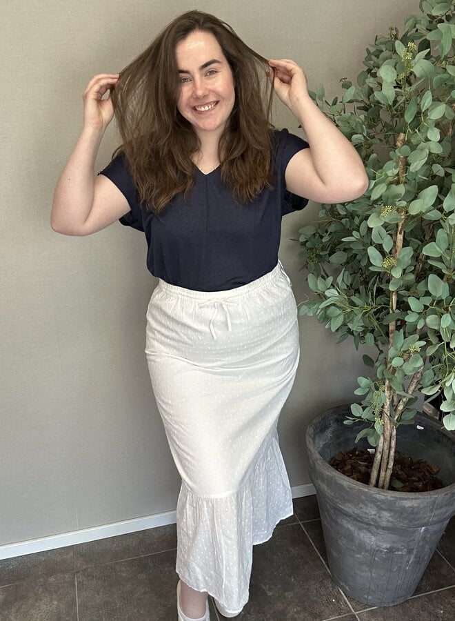 VMCTRINE MW MAXI SKIRT WVN NOOS CUR Snow White