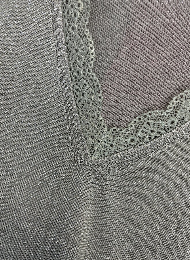 Top Glitter Kant (meerdere kleuren)