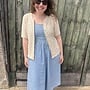 VMCKORA 2/4 O-NECK BUTTON CARDIGAN CUR Birch