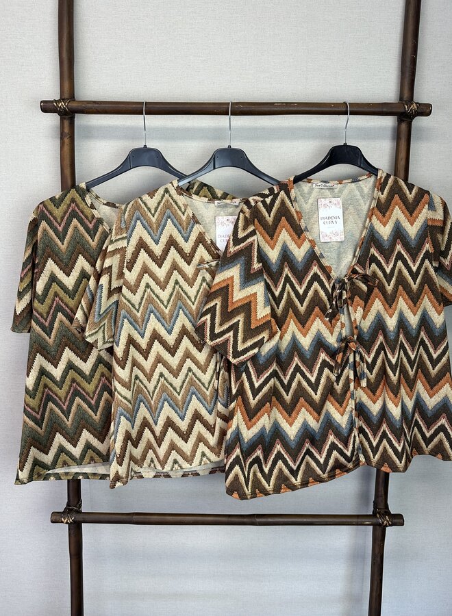 Blouse Zigzag (meerdere kleuren)