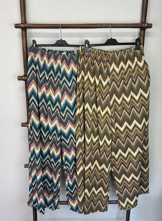 Broek Zigzag (meerdere kleuren)