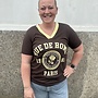 CARVINCE SS REG V-NECK TEE JRS Coffee Bean/PARIS COMB