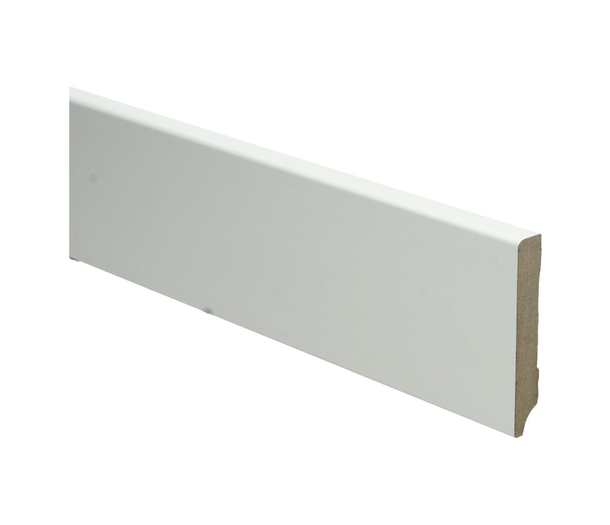 MDF Plint Modern Gelakt RAL 9010 Vochtwerend MDF Plint Modern Gelakt RAL 9010 Vochtwerend