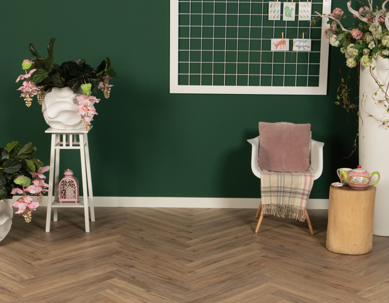 Douwes Dekker Ambitieus Trendy Visgraat Kaneel Rigid Click PVC Douwes Dekker Ambitieus Trendy Visgraat Kaneel Rigid Click PVC