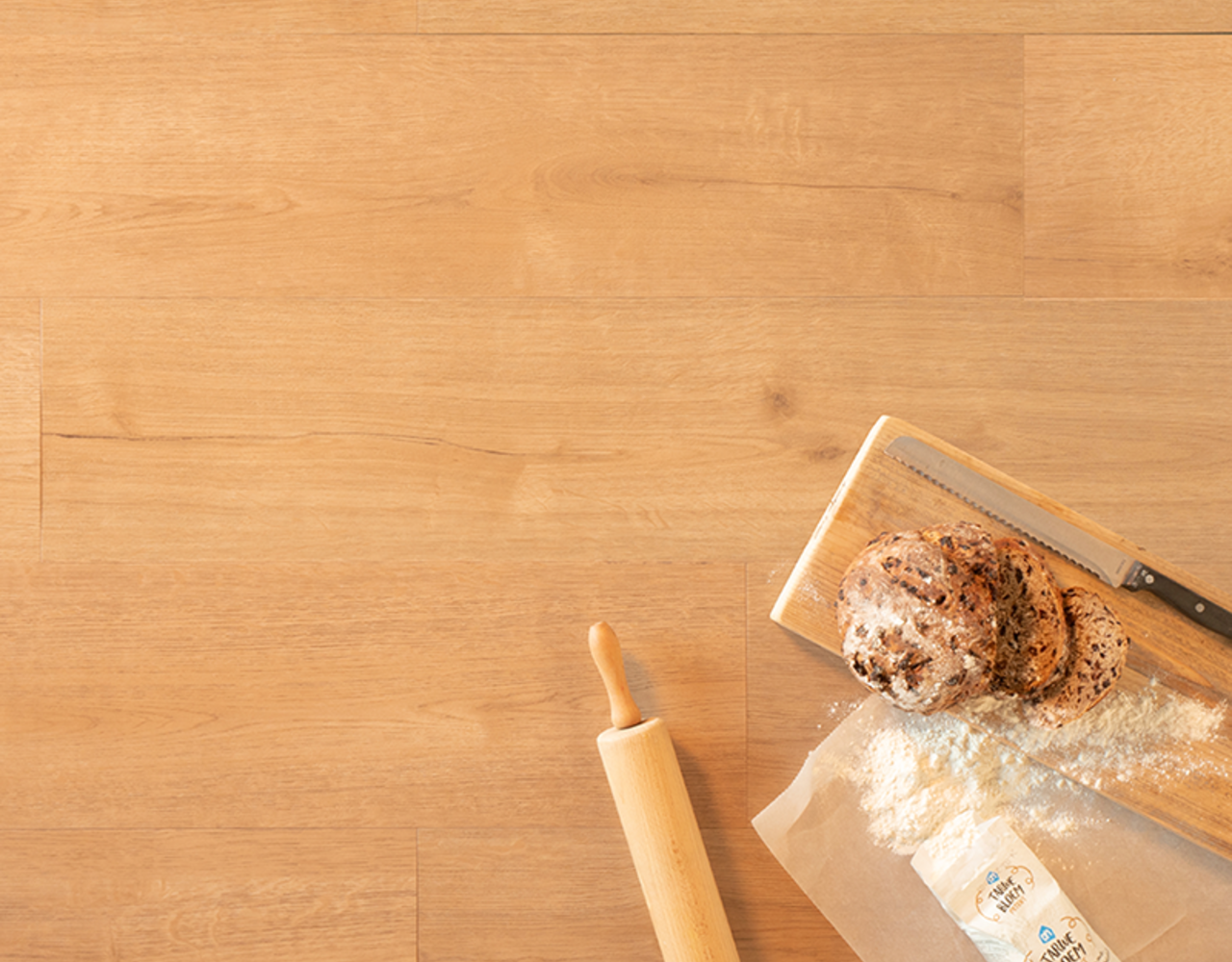 Douwes Dekker Praktisch SPC Plank Kletskop Rigid Click PVC