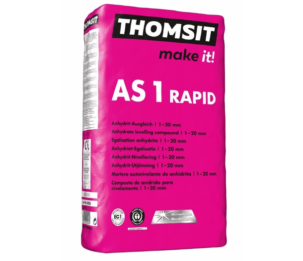 Thomsit AS1 Rapid Anhydrietegalisatie 25 kg. Thomsit AS1 Rapid Anhydrietegalisatie 25 kg.