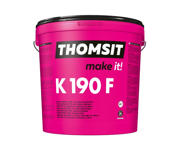 Thomsit K190F Vezelversterkte PVC/Rubberlijm 13 kg.