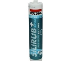 Soudal Siliconenkit RAL 7016 Antraciet 300 ml.