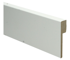 MDF Overzetplint Modern Gelakt RAL9010 Vochtwerend