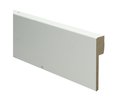 MDF Overzetplint Modern Gelakt RAL9010 Vochtwerend