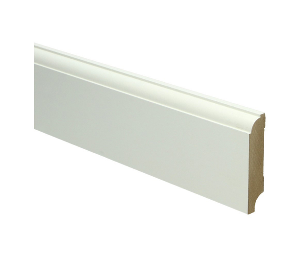 MDF Plint Eigentijds Gelakt RAL 9010 Vochtwerend MDF Plint Eigentijds Gelakt RAL 9010 Vochtwerend