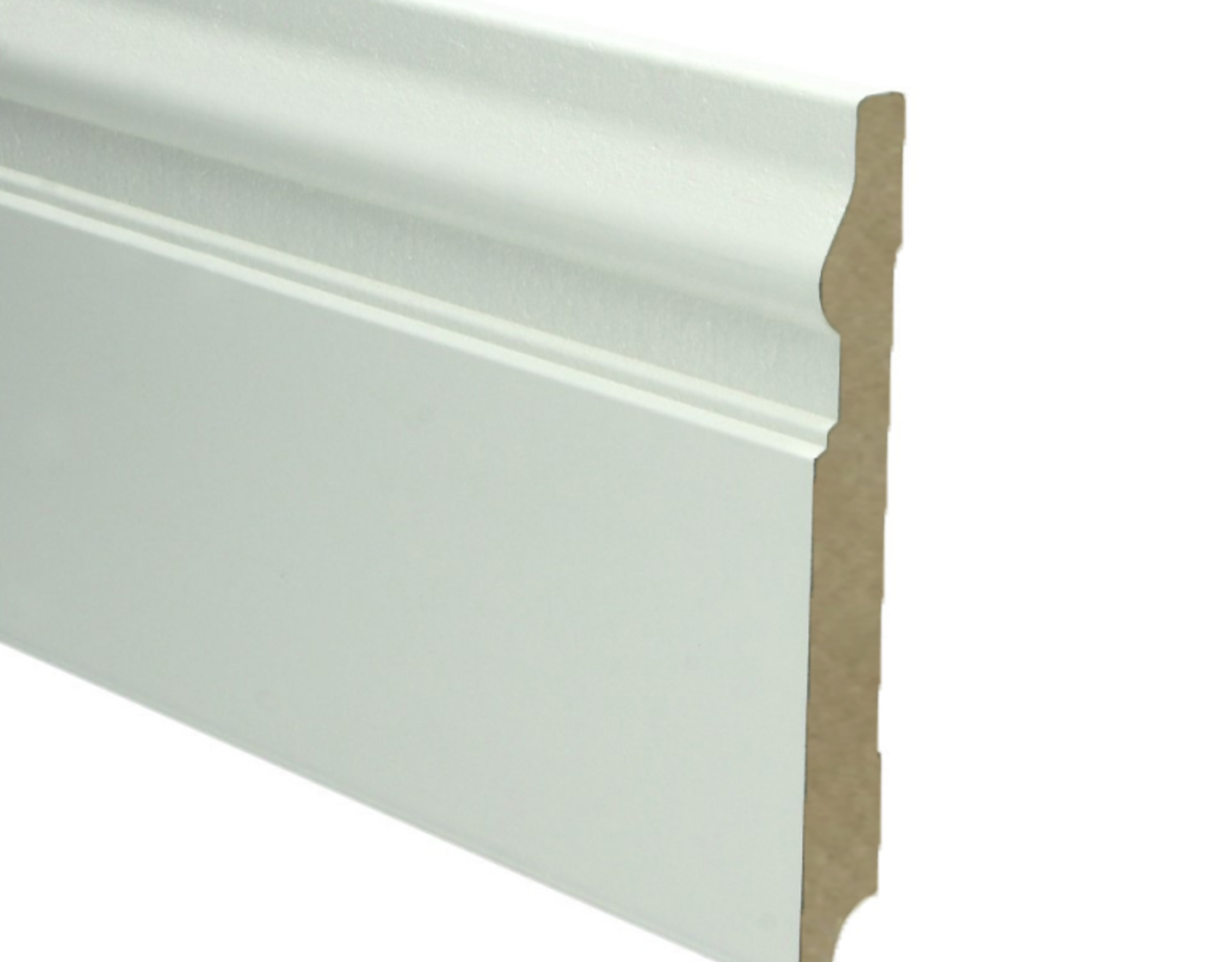 MDF Plint Renaissance Gelakt RAL 9010 Vochtwerend MDF Plint Renaissance Gelakt RAL 9010 Vochtwerend