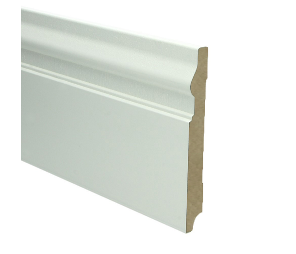 MDF Plint Renaissance Gelakt RAL 9010 Vochtwerend MDF Plint Renaissance Gelakt RAL 9010 Vochtwerend