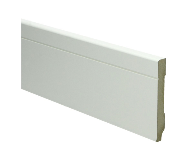 MDF Plint Tijdloos Gelakt RAL 9010 Vochtwerend MDF Plint Tijdloos Gelakt RAL 9010 Vochtwerend