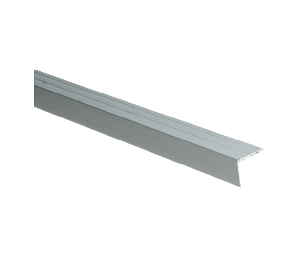 Hoeklijnprofiel Zelfklevend 20 mm. Zilver Geborsteld
