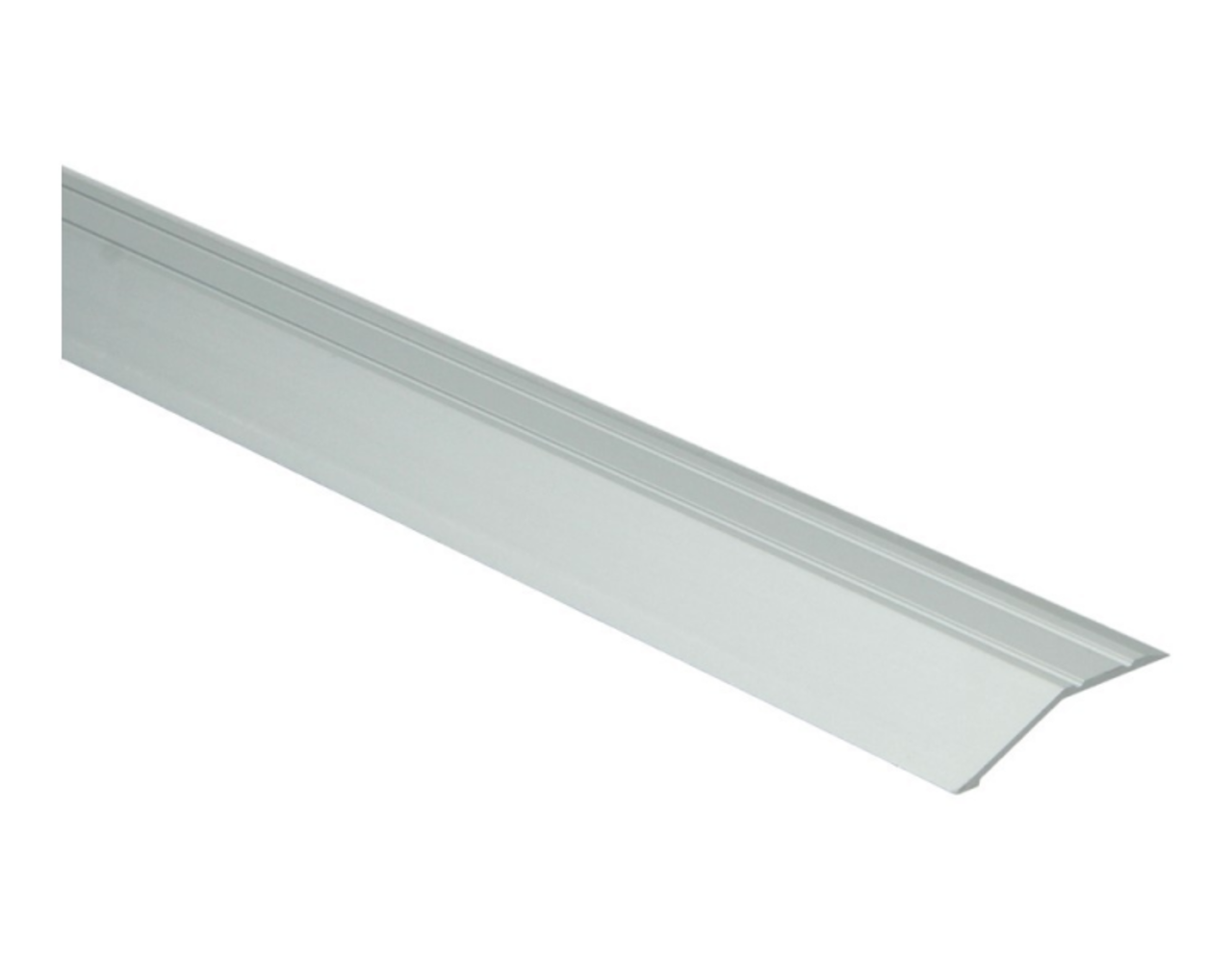 Overgangsprofiel Zelfklevend 8 mm. Zilver 270 cm. Overgangsprofiel Zelfklevend 8 mm. Zilver 270 cm.