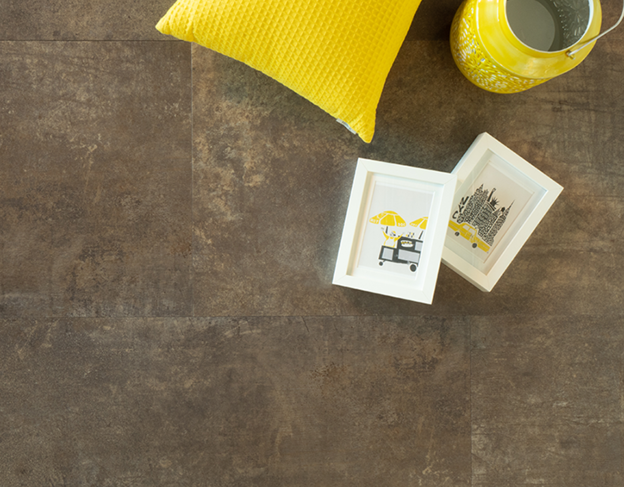 Douwes Dekker Ambitieus Flinke Tegel Brownie Klik PVC Douwes Dekker Ambitieus Flinke Tegel Brownie Klik PVC