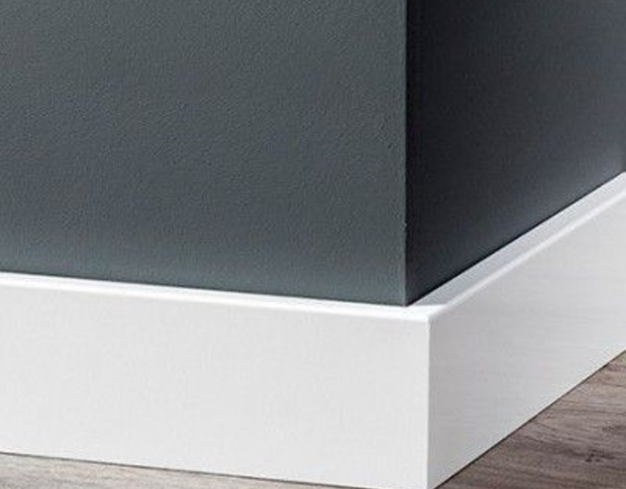 MDF Plint Modern Gelakt RAL 9001 Vochtwerend